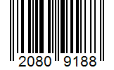 Barcode 20809188