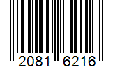 Barcode 20816216