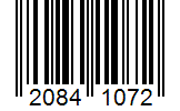 Barcode 20841072