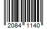 Barcode 20841140