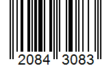 Barcode 20843083