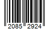 Barcode 20852924