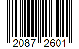 Barcode 20872601