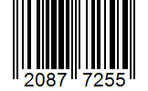 Barcode 20877255