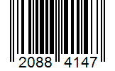 Barcode 20884147