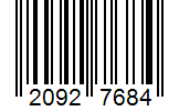 Barcode 20927684