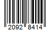 Barcode 20928414