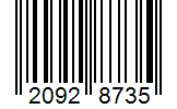 Barcode 20928735