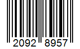 Barcode 20928957