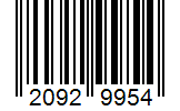 Barcode 20929954