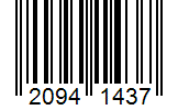 Barcode 20941437