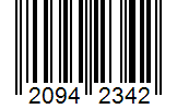 Barcode 20942342