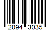 Barcode 20943035