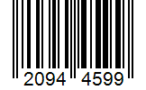 Barcode 20944599