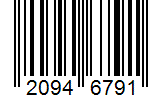 Barcode 20946791