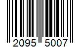 Barcode 20955007