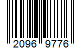 Barcode 20969776