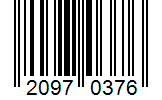 Barcode 20970376