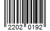Barcode 22020192