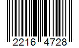 Barcode 22164728