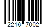 Barcode 22167002