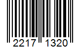 Barcode 22171320