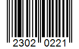Barcode 23020221