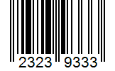 Barcode 23239333
