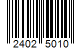 Barcode 24025010