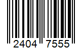 Barcode 24047555