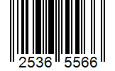 Barcode 25365566