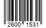 Barcode 26001531