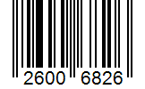 Barcode 26006826