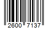 Barcode 26007137