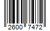 Barcode 26007472