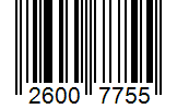 Barcode 26007755