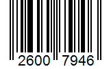 Barcode 26007946