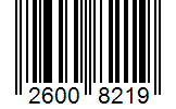 Barcode 26008219
