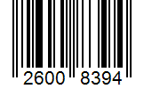 Barcode 26008394
