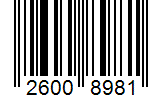 Barcode 26008981