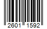 Barcode 26011592