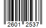 Barcode 26012537