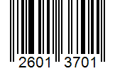Barcode 26013701