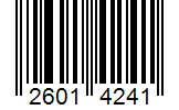 Barcode 26014241