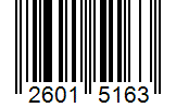 Barcode 26015163