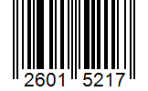 Barcode 26015217