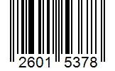 Barcode 26015378
