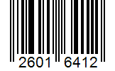 Barcode 26016412