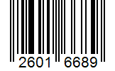 Barcode 26016689