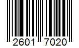 Barcode 26017020